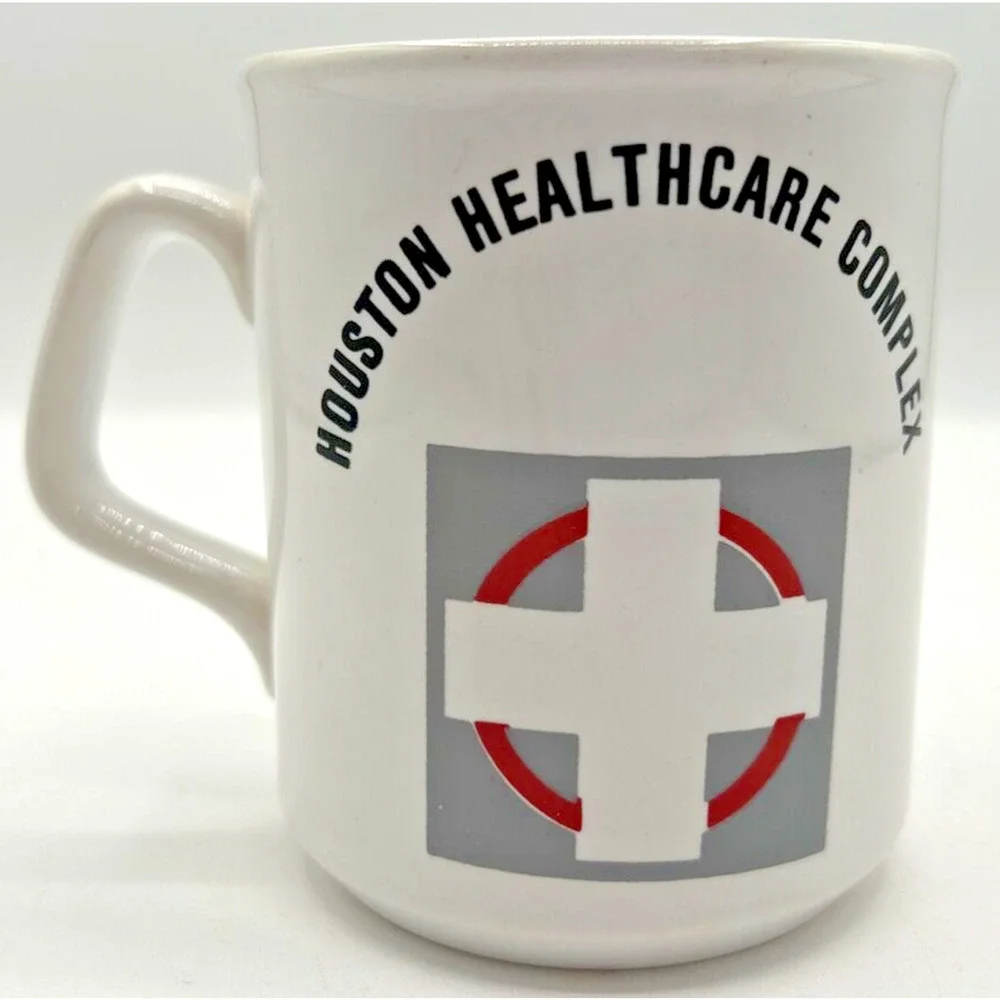Vintage Houston‎ Healthcare Complex A Step Ahead In Caring Mug U237